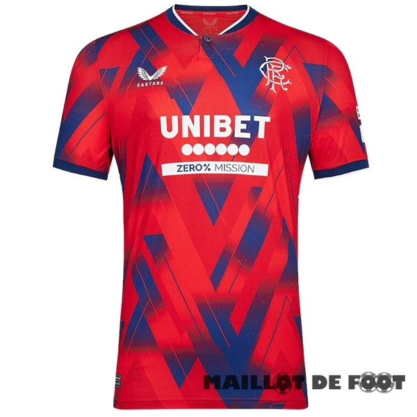 Foot Maillot Pas Cher Thailande Fourth Maillot Rangers 2023 2024 Rouge