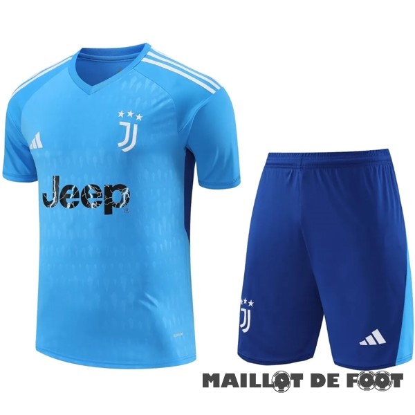 Foot Maillot Pas Cher Thailande Gardien Conjunto De Homme Juventus 2023 2024 Bleu