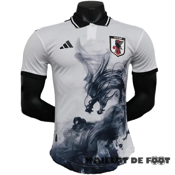 Foot Maillot Pas Cher Thailande Joueurs Spécial Maillot Japon 2023 Blanc Noir