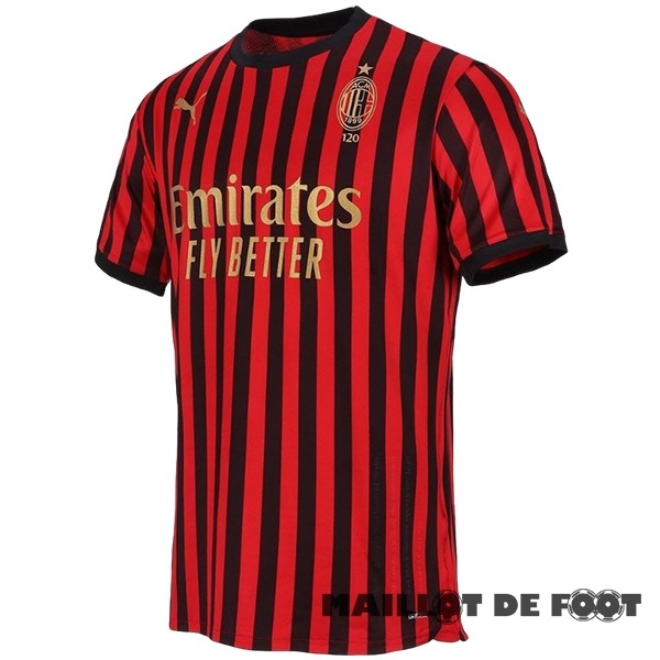 Foot Maillot Pas Cher Thailande Maillot AC Milan Édition commémorative 120th Rouge