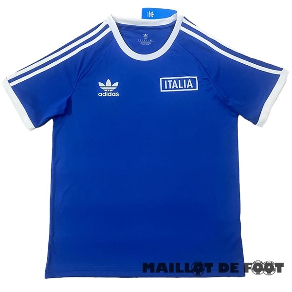 Foot Maillot Pas Cher Thailande Retro Maillot Italie 2024 Bleu