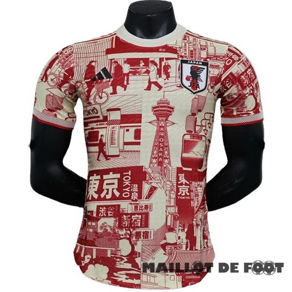 Foot Maillot Pas Cher Thailande Spécial Joueurs Maillot Japon 2023 Jaune Rouge