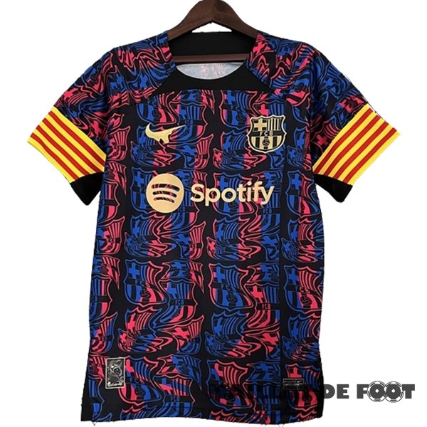 Foot Maillot Pas Cher Thailande Spécial Maillot Barcelona 2023 2024 Purpura I Bleu