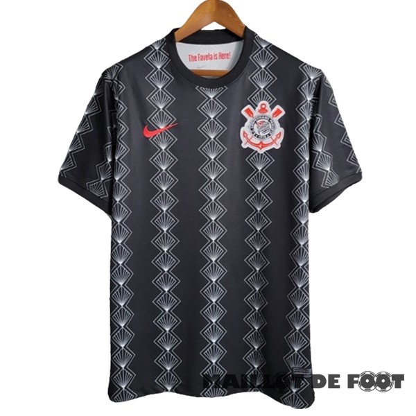 Foot Maillot Pas Cher Thailande Spécial Maillot Corinthians Paulista 2023 2024 Noir Gris