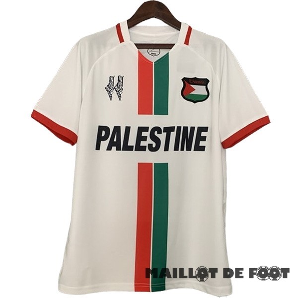 Foot Maillot Pas Cher Thailande Spécial Maillot Palestine 2023 Blanc