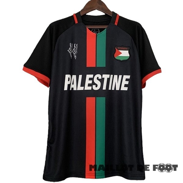 Foot Maillot Pas Cher Thailande Spécial Maillot Palestine 2023 Noir