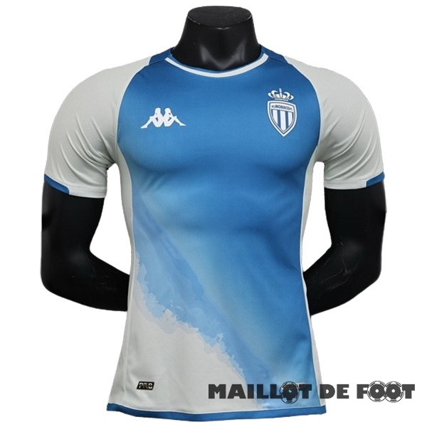 Foot Maillot Pas Cher Thailande Third Joueurs Maillot AS Monaco 2023 2024 Bleu