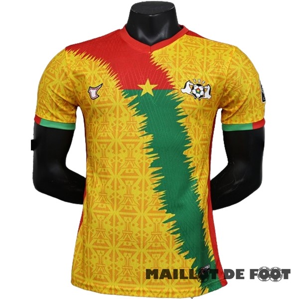 Foot Maillot Pas Cher Thailande Third Joueurs Maillot Burkina Faso 2024 Jaune