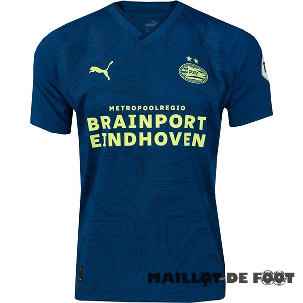 Foot Maillot Pas Cher Thailande Third Maillot Eindhoven 2023 2024 Bleu