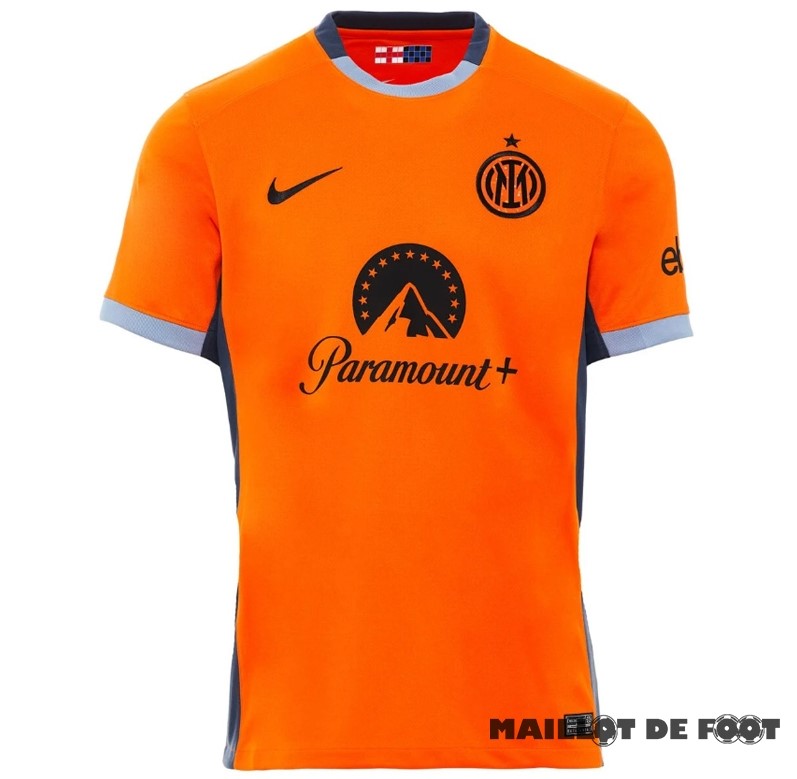 Foot Maillot Pas Cher Thailande Third Maillot Inter Milán 2023 2024 Orange