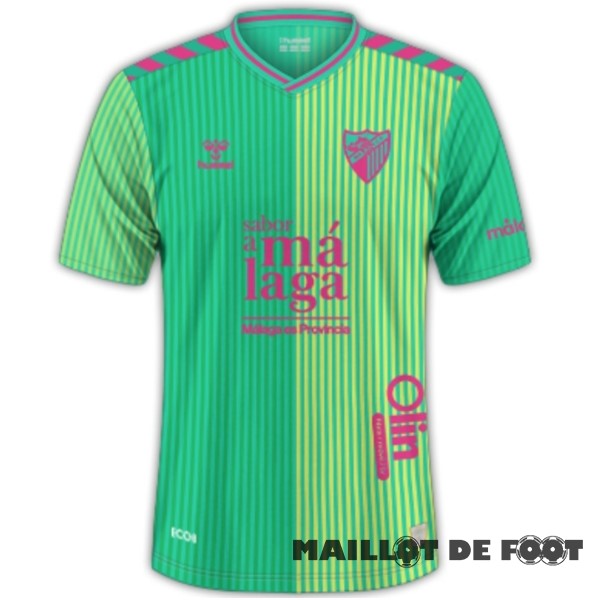 Foot Maillot Pas Cher Thailande Third Maillot Málaga CF 2023 2024 Vert