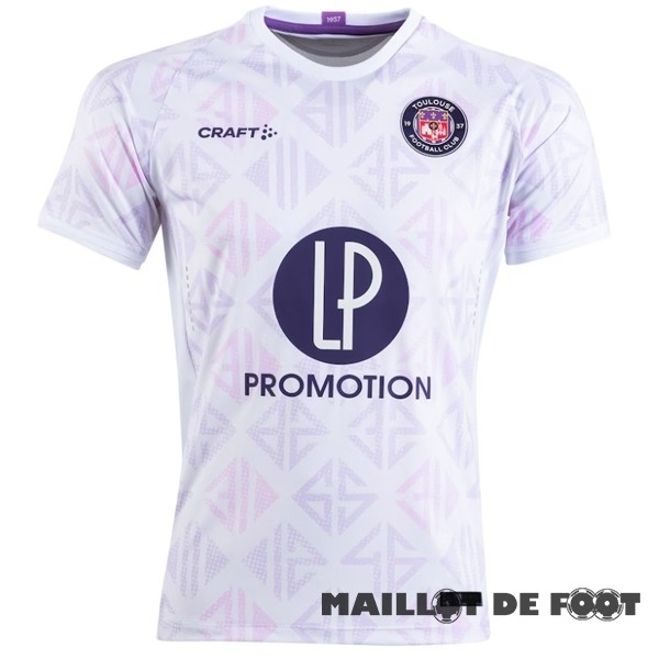 Foot Maillot Pas Cher Thailande Third Maillot Toulouse 2023 2024 Blanc