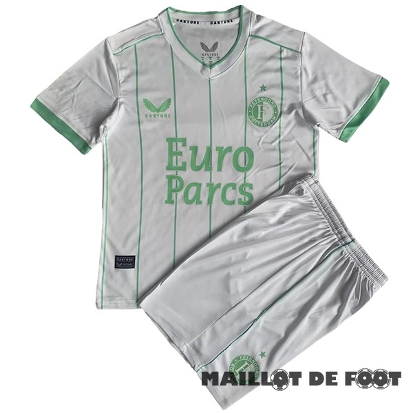 Foot Maillot Pas Cher Third Conjunto De Enfant Feyenoord 2023 2024 Blanc