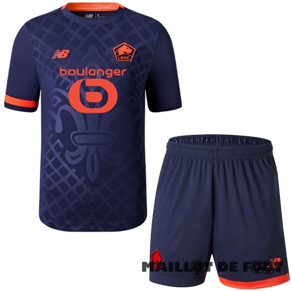 Foot Maillot Pas Cher Third Conjunto De Enfant Lille 2023 2024 Bleu