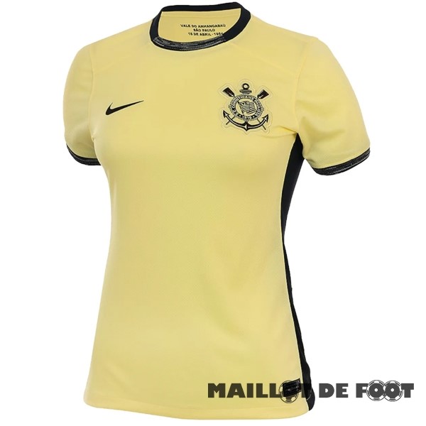 Foot Maillot Pas Cher Third Maillot Femme Corinthians Paulista 2023 2024 Jaune