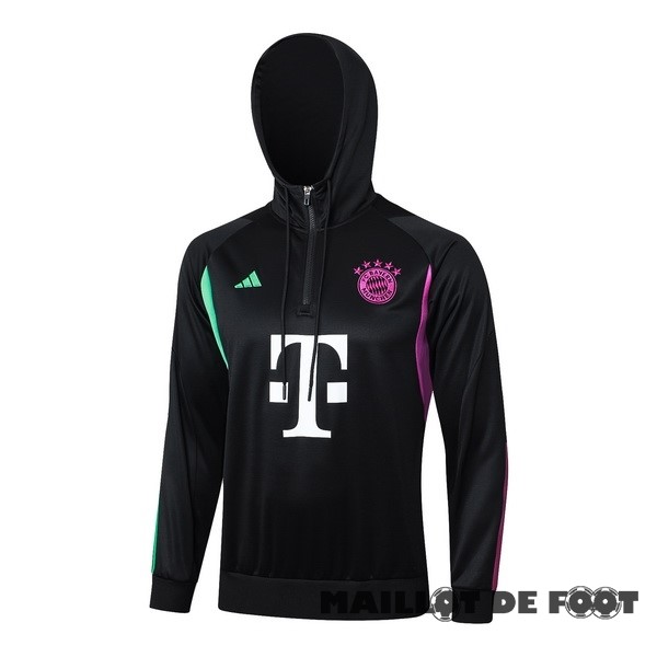 Foot Maillot Pas Cher Veste Con Capucha Bayern Múnich 2023 2024 Noir Purpura