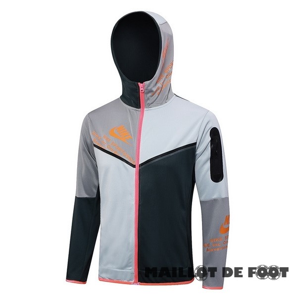 Foot Maillot Pas Cher Veste Con Capucha Nike 2023 Vert I Gris