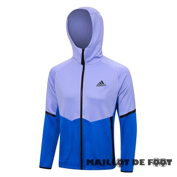 Foot Maillot Pas Cher Veste Con Capucha adidas 2023 Purpura Bleu