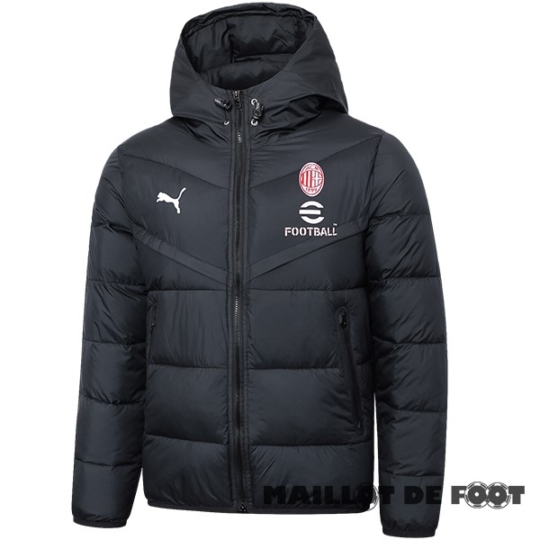 Foot Maillot Pas Cher Veste De Algodón AC Milan 2023 2024 Noir