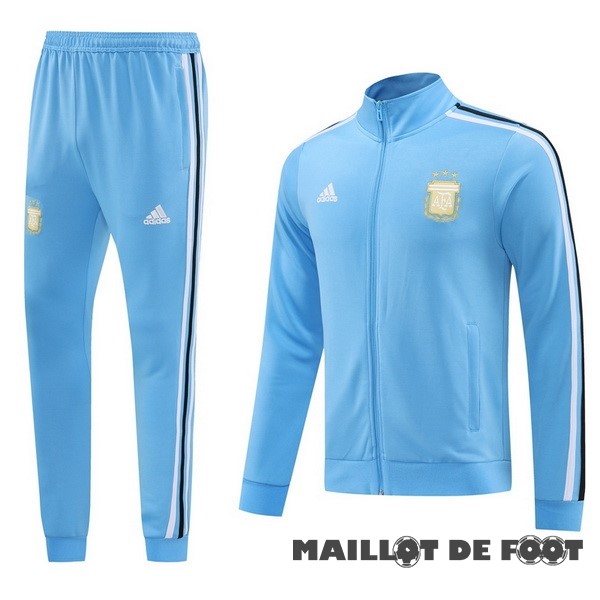 Foot Maillot Pas Cher Conjunto Completo Ropa Deportiva Con Cremallera Larga Argentine 2024 Bleu