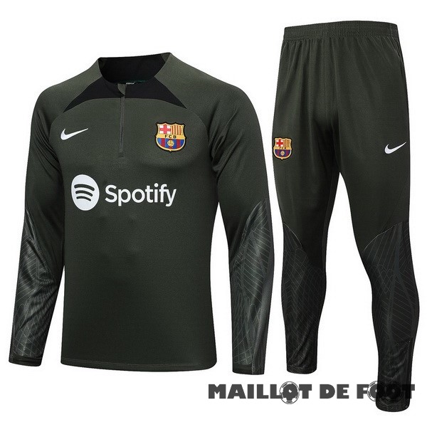 Foot Maillot Pas Cher Conjunto Completo Sudadera Entrainement Barcelona 2023 2024 Vert Marine