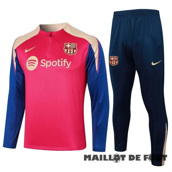 Foot Maillot Pas Cher Conjunto Completo Sudadera Entrainement Barcelona 2024 2025 Rose Bleu