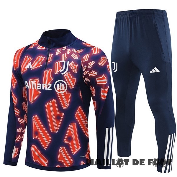 Foot Maillot Pas Cher Conjunto Completo Sudadera Entrainement Enfant Juventus 2023 2024 Rose Bleu Marine