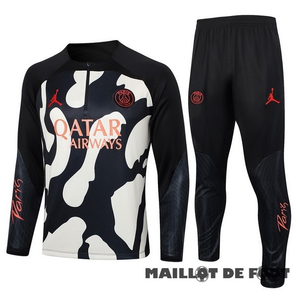 Foot Maillot Pas Cher Conjunto Completo Sudadera Entrainement Enfant Paris Saint Germain 2023 2024 Jaune Noir Orange