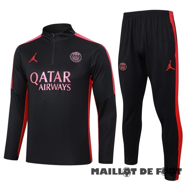 Foot Maillot Pas Cher Conjunto Completo Sudadera Entrainement Paris Saint Germain 2023 2024 Rouge II Noir