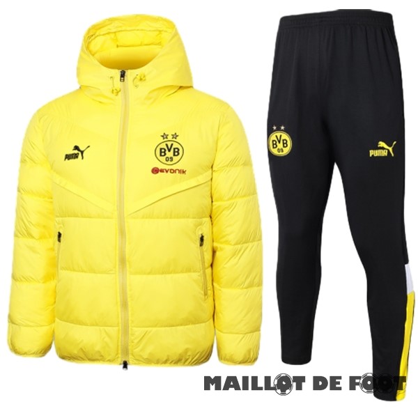 Foot Maillot Pas Cher Conjunto Completo Veste De Algodón Borussia Dortmund 2023 2024 Jaune Noir