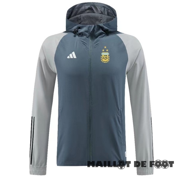 Foot Maillot Pas Cher Coupe Vent Argentine 2023 Gris