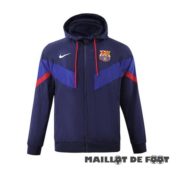 Foot Maillot Pas Cher Coupe Vent Barcelona 2023 2024 Bleu Marine