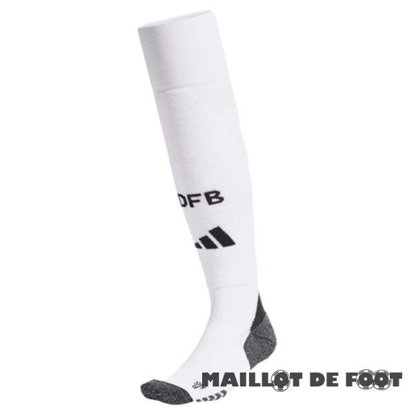 Foot Maillot Pas Cher Domicile Chaussette Allemagne 2024 Blanc