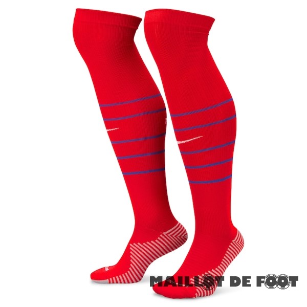 Foot Maillot Pas Cher Domicile Chaussette France 2024 Rouge