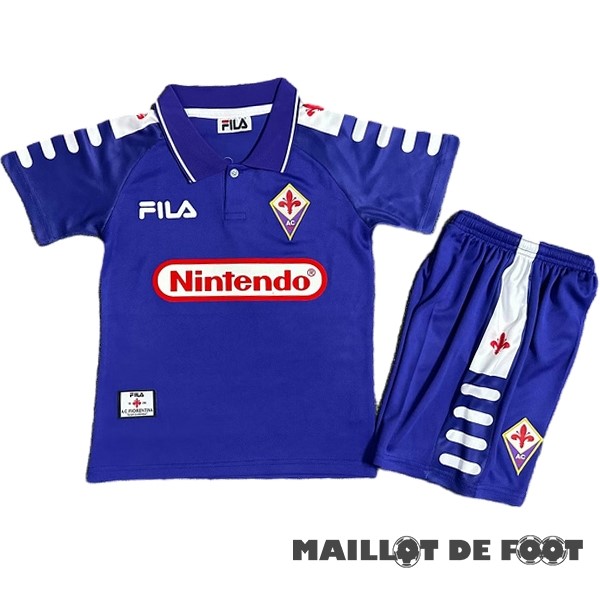 Foot Maillot Pas Cher Domicile Conjunto De Enfant Fiorentina Retro 1998 1999 Purpura