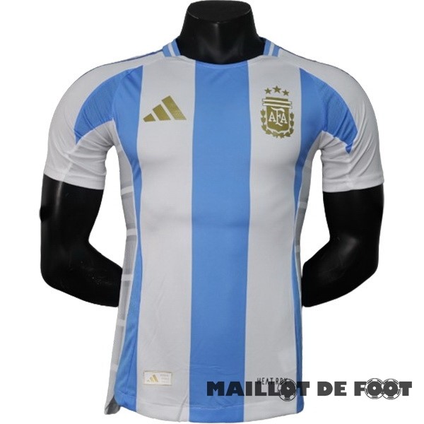 Foot Maillot Pas Cher Domicile Joueurs Maillot Argentine 2024 Bleu Blanc