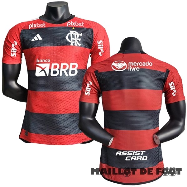 Foot Maillot Pas Cher Domicile Joueurs Maillot Flamengo 2024 2025 Rouge Noir