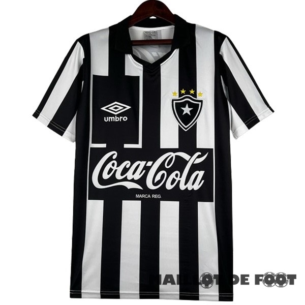 Foot Maillot Pas Cher Domicile Maillot Botafogo Retro 1992 Noir Blanc