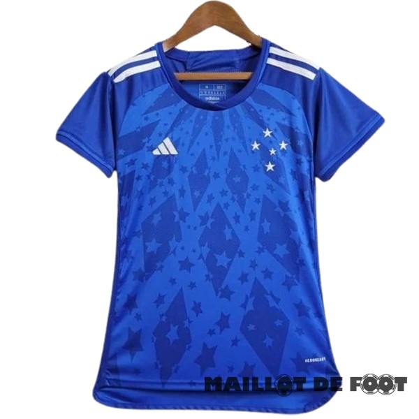 Foot Maillot Pas Cher Domicile Maillot Femme Cruzeiro EC 2024 2025 Bleu