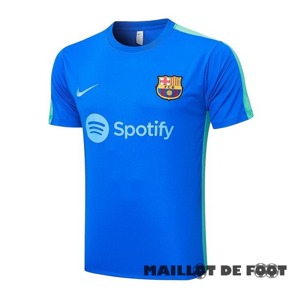 Foot Maillot Pas Cher Entrainement Barcelona 2023 2024 Bleu I Vert