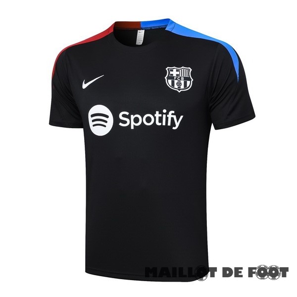 Foot Maillot Pas Cher Entrainement Barcelona 2024 2025 Noir Rouge Bleu