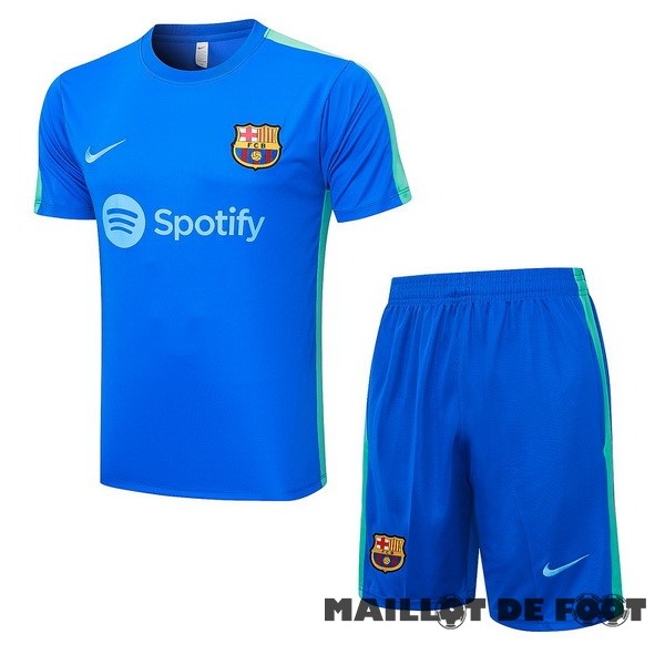 Foot Maillot Pas Cher Entrainement Conjunto Completo Barcelona 2023 2024 Bleu I Vert