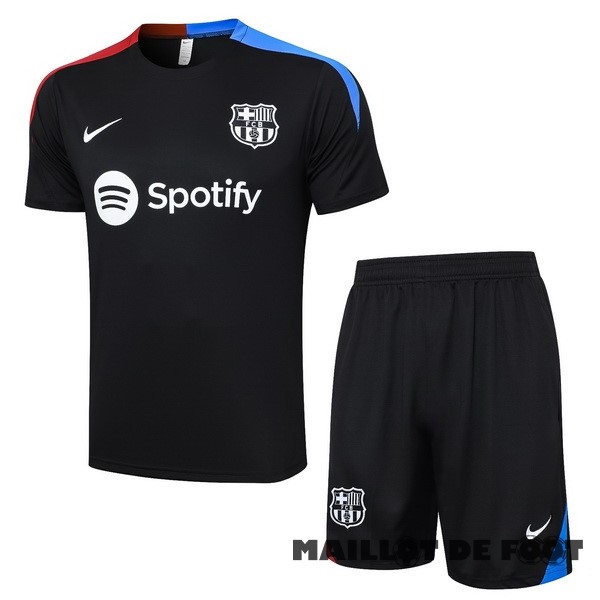 Foot Maillot Pas Cher Entrainement Conjunto Completo Barcelona 2024 2025 Noir Rouge Bleu