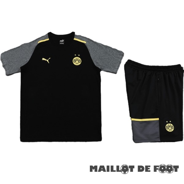 Foot Maillot Pas Cher Entrainement Conjunto Completo Borussia Dortmund 2024 2025 Gris Noir