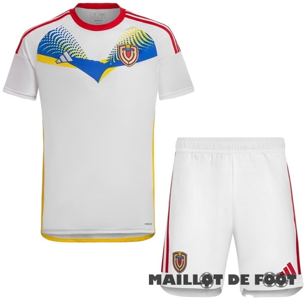 Foot Maillot Pas Cher Exterieur Conjunto De Enfant Venezuela 2024 Blanc