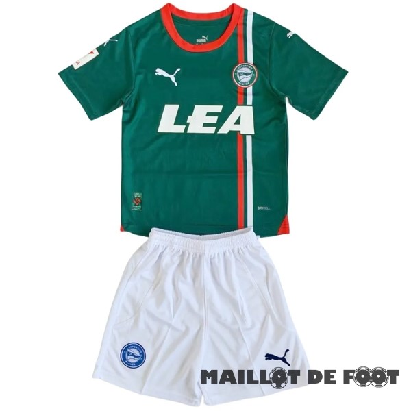 Foot Maillot Pas Cher Exterieur Conjunto De Homme Alavés 2023 2024 Vert Blanc