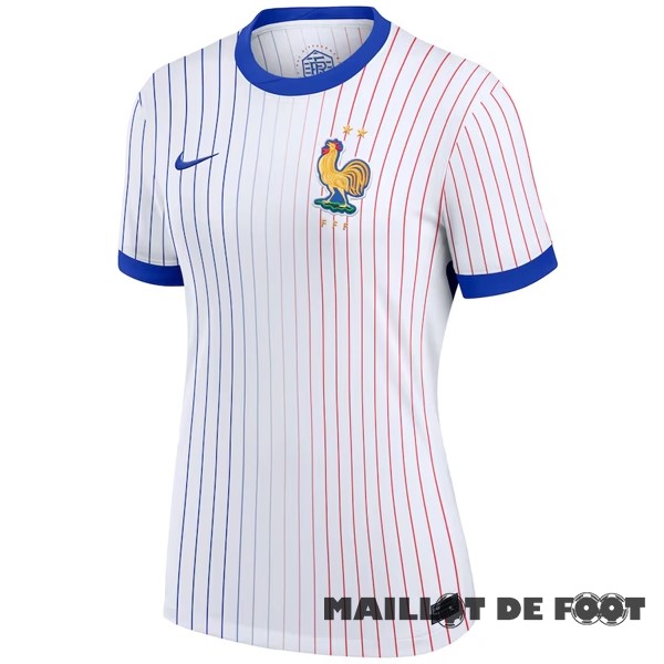 Foot Maillot Pas Cher Exterieur Maillot Femme France 2024 Blanc