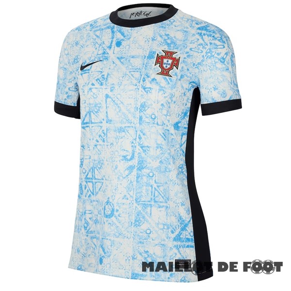 Foot Maillot Pas Cher Exterieur Maillot Femme Portugal 2024 Bleu