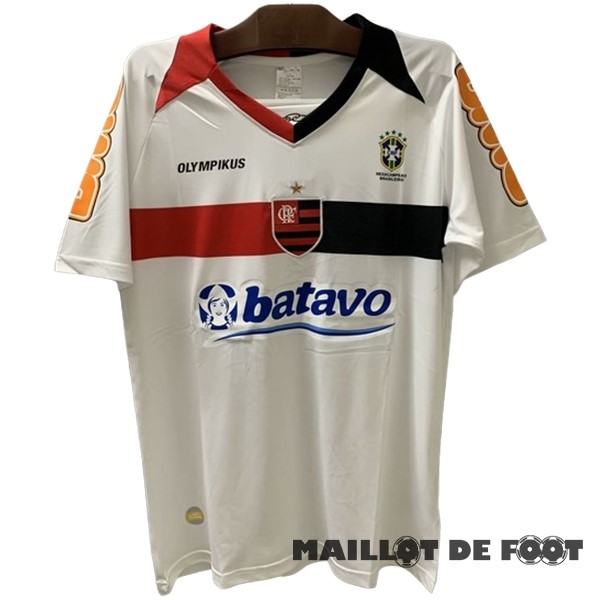Foot Maillot Pas Cher Exterieur Maillot Flamengo Retro 2010 Blanc