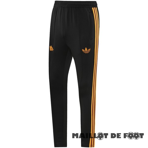 Foot Maillot Pas Cher Pantalon Deportivos AS Roma 2023 2024 Noir